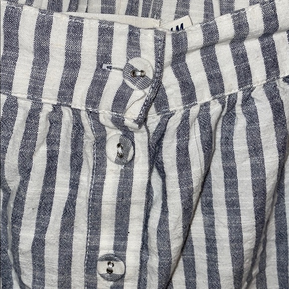 H&M Seersucker Button Down Circle Skirt - Picture 3 of 4